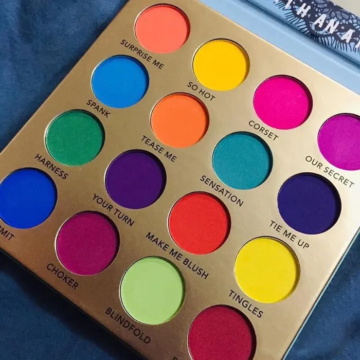 Lingerie RUDE 16 Colors Lingerie Bright Matte Eyeshadow Eye shadow Palette KBEAUTY MZ080 Vibrators