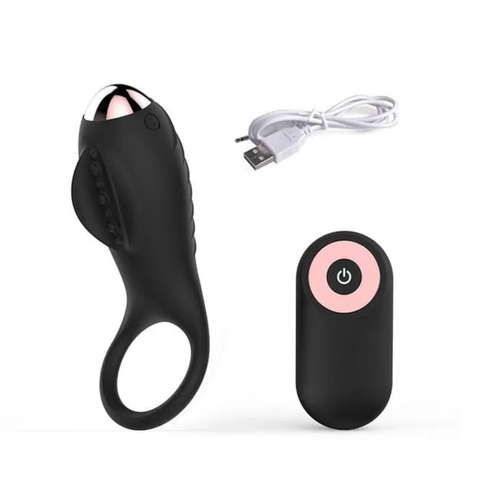 Lovegasm Male Sex Toys Rechargeable 10Speed Wireless Ring