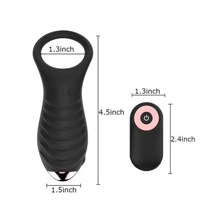 Lovegasm Male Sex Toys Rechargeable 10Speed Wireless Ring