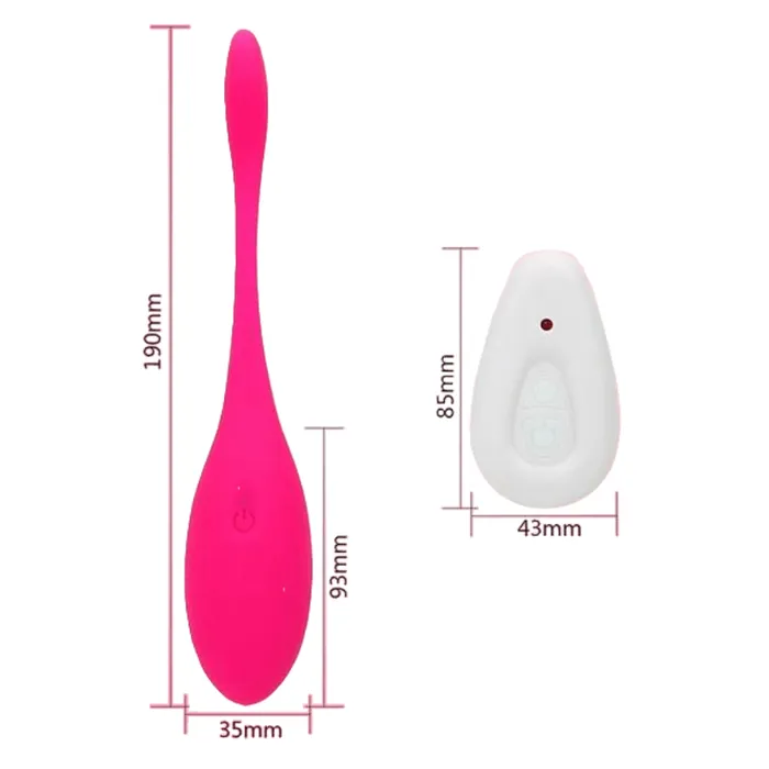 Lovegasm Pink Sperm Remote Control Kegel Balls Female Sex Toys