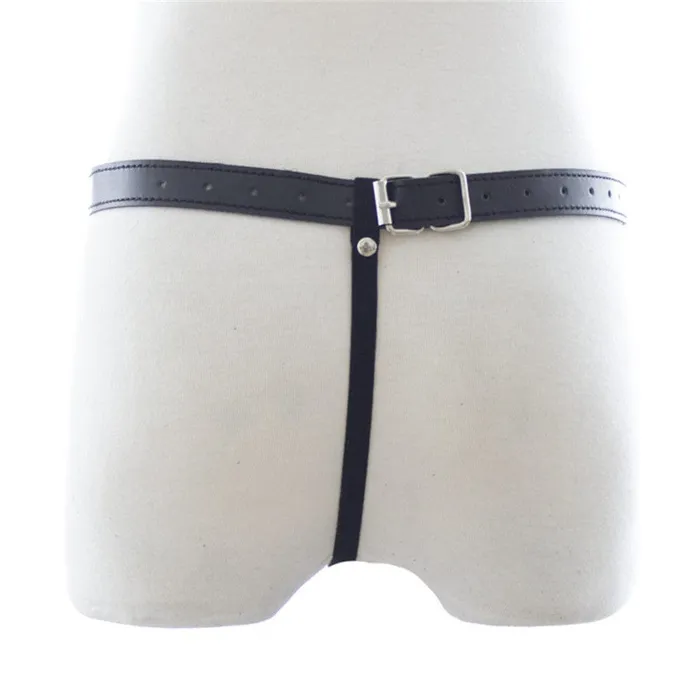 Male Sex Toys Lovegasm Studded Leather Chastity Panty