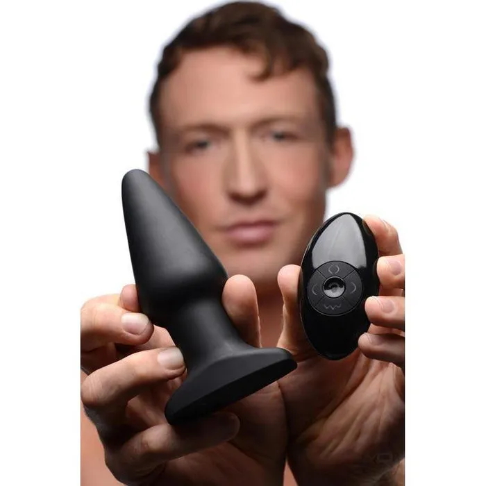 Male Sex Toys Rimmers Rimmers Model R Smooth Rimming Plug with Remote