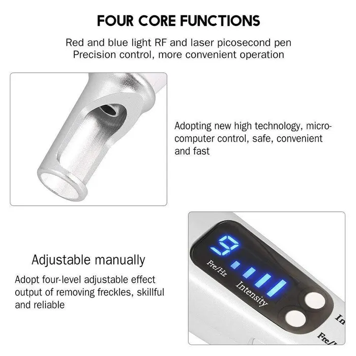 MISS AMMY Vibrators New Portable Mini Blue Light Laser Picosecond Pen for Removal Scar Mole Freckle Beauty Device 19005 MISS AMMY Vibrators New Portable Mini Blue Light Laser Picosecond Pen for Removal Scar Mole Freckle Beauty Device 19005