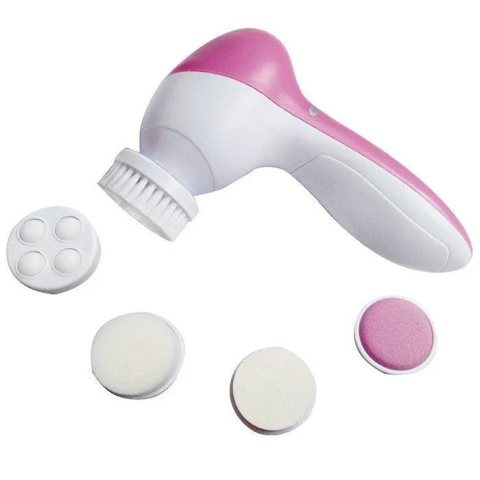 missammy Female Sex Toys 5 In 1 Deep Clean Electric Facial Cleaner Face Skin Care Brush Massager Beauty Tool007N