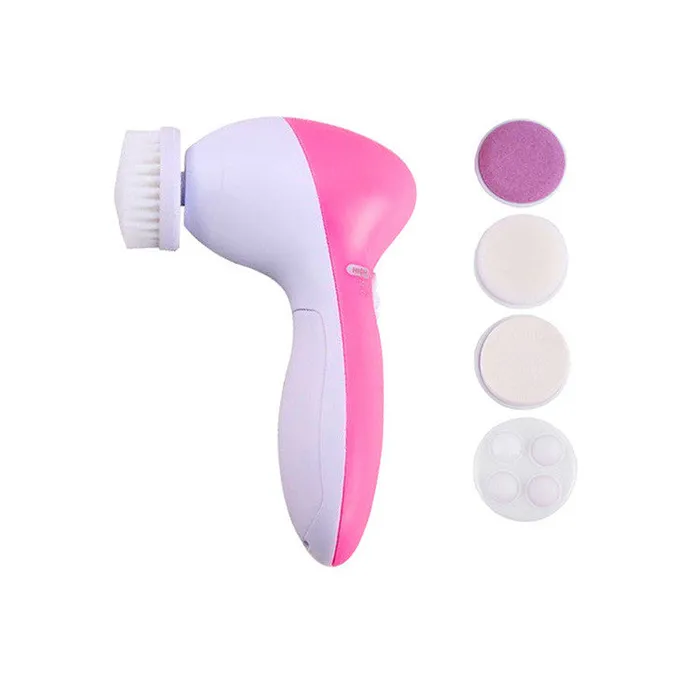 missammy Female Sex Toys 5 In 1 Deep Clean Electric Facial Cleaner Face Skin Care Brush Massager Beauty Tool007N
