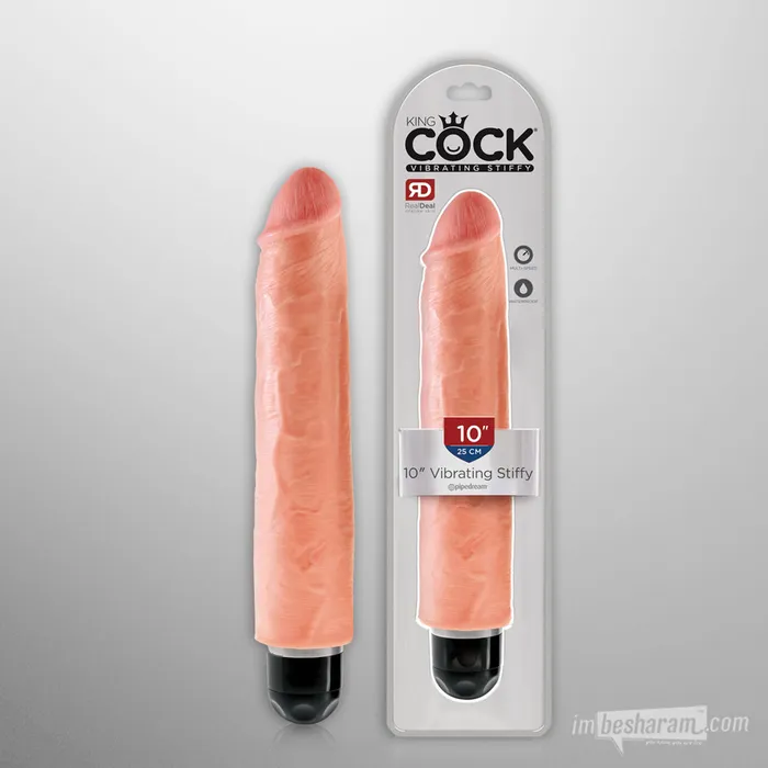 Pipedream Dildos King Cock 10 Stiffy Realistic Dildo Vibration