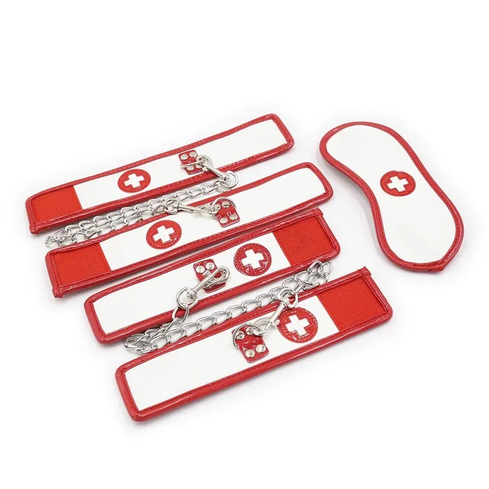 Restraints Lovegasm Sadistic Sex Medics Kinky Leather Thigh Ankle Cuffs