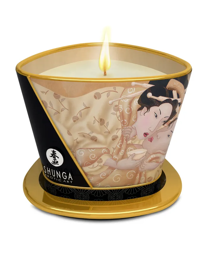 Shunga Massage Candle Desire Vanilla Fetish 57 Oz Vibrators