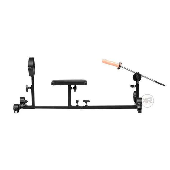 Stockade with Chest Pad and Fucking Rod Strict Leather Male Sex Toys