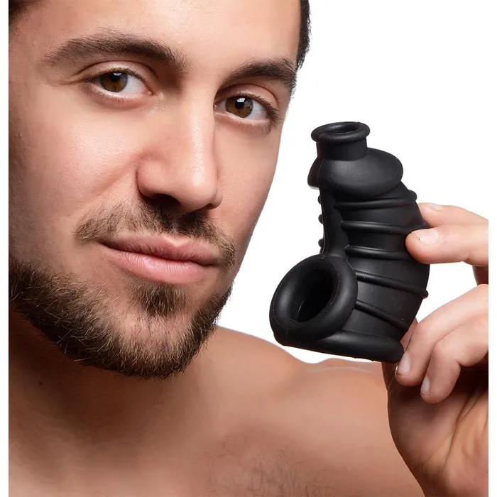 The Chamber Silicone Chastity Cage Master Series Male Sex Toys