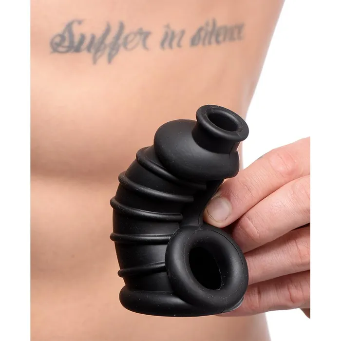 The Chamber Silicone Chastity Cage Master Series Male Sex Toys
