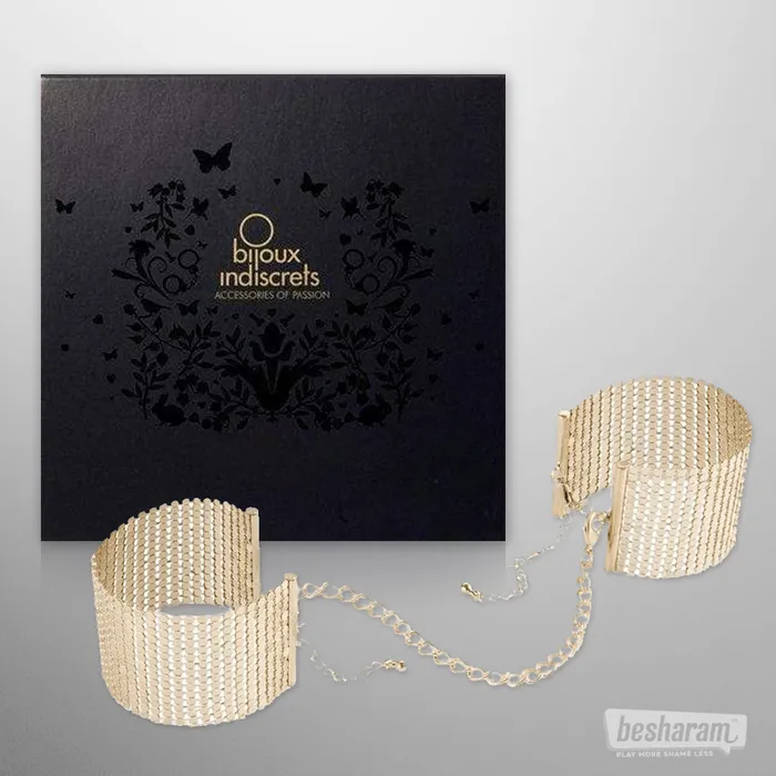 Vibrators Bijoux Indiscrets Bijoux Indiscrets Desir Metallique Metallic Mesh Handcuffs Vibrators Bijoux Indiscrets Bijoux Indiscrets Desir Metallique Metallic Mesh Handcuffs