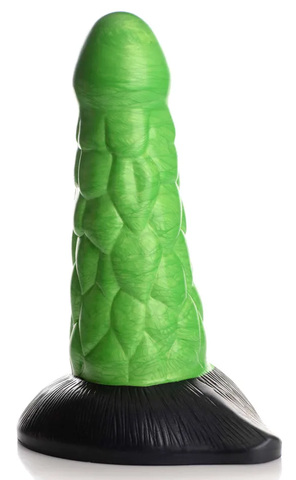 XR Brands Creature Cocks Radioactive Reptile Thick Scaly Silicone Dildo Green Female Sex Toys XR Brands Creature Cocks Radioactive Reptile Thick Scaly Silicone Dildo Green Female Sex Toys