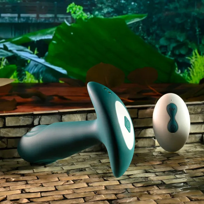 Anal Evolved Evolved Gender X Tunnel Tapper Remote Control Anal Plug Teal