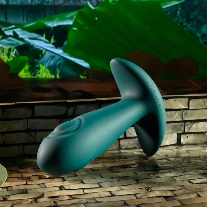 Anal Evolved Evolved Gender X Tunnel Tapper Remote Control Anal Plug Teal
