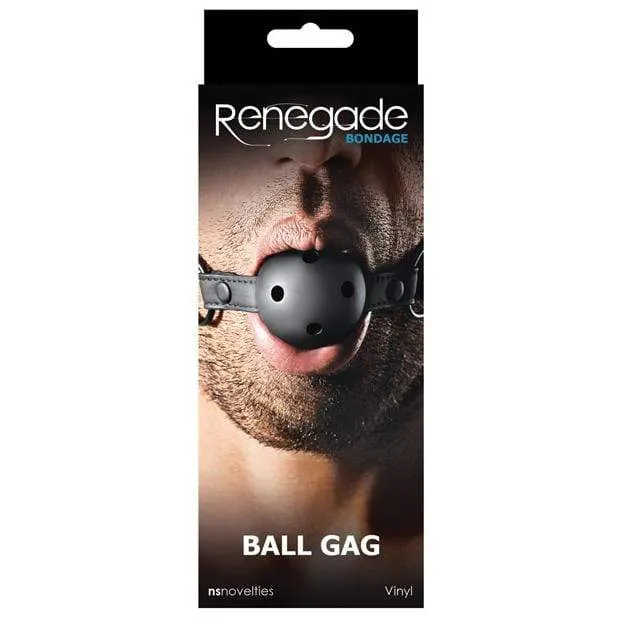 Anal NS Novelties NS Novelties Renegade Bondage Ball Gag Black