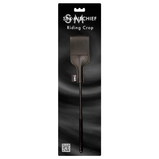 Anal SM Sex Mischief BDSM Riding Crop Black