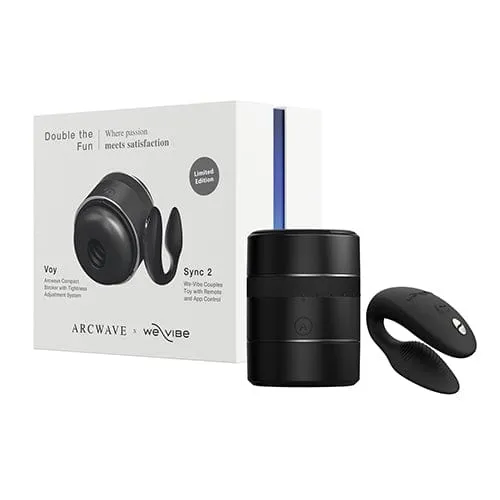 Arcwave Anal Arcwave Double the Fun Collection Box Voy x We Vibe Sync 2 Couple Set Black Arcwave Anal Arcwave Double the Fun Collection Box Voy x We Vibe Sync 2 Couple Set Black