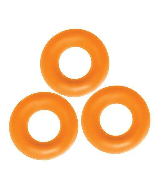 Blue Ox Designs LLCDba Oxballs Male Sex Toys Oxballs Fat Willy 3 Pack Jumbo Cock Rings Orange Blue Ox Designs LLCDba Oxballs Male Sex Toys Oxballs Fat Willy 3 Pack Jumbo Cock Rings Orange