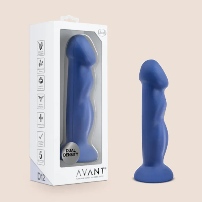 Blush Novelties Dildos Avant D12 Suko Indigo silicone dildo