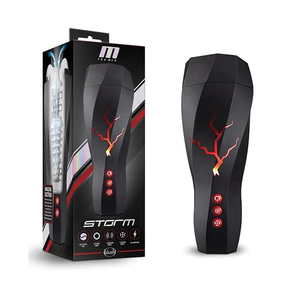 Blush Novelties Male Sex Toys Blush Novelties M for Men Storm Suction Powered Stroker Masturbator Black Blush Novelties Male Sex Toys Blush Novelties M for Men Storm Suction Powered Stroker Masturbator Black