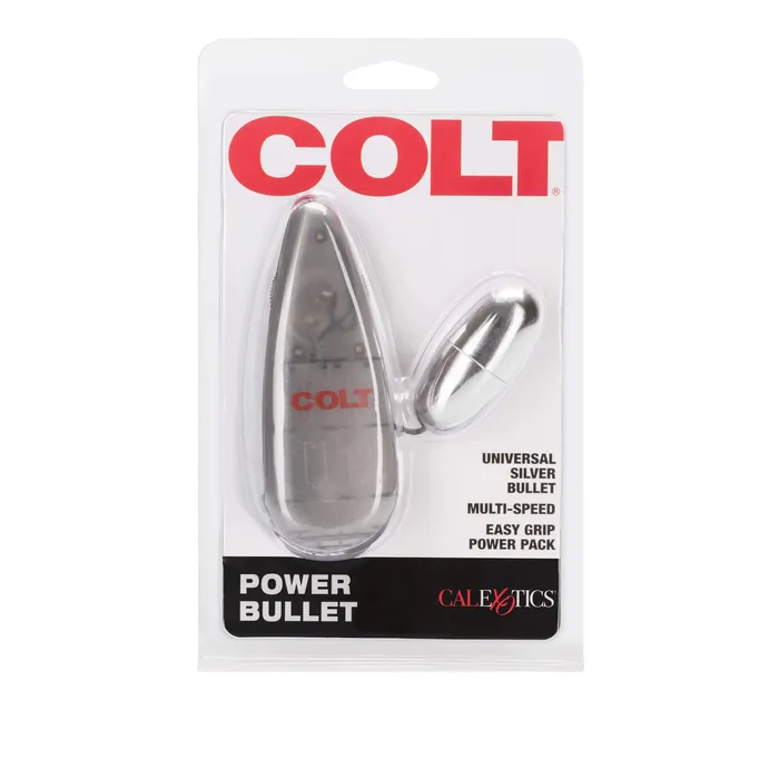 California Exotics Female Sex Toys California Exotics COLT Multi Speed Power Pak Bullet with Remote Silver
