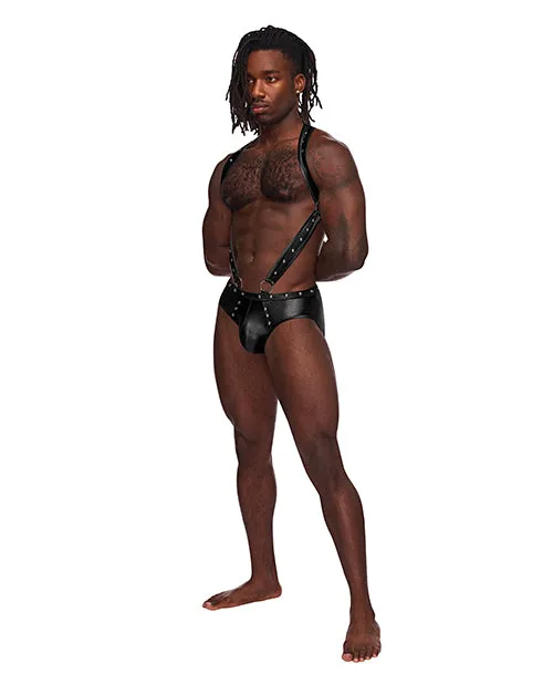 Comme Ci Comme Ca Female Sex Toys Fetish Uranus Nylon Spandex Moonshine Harness Brief Black Comme Ci Comme Ca Female Sex Toys Fetish Uranus Nylon Spandex Moonshine Harness Brief Black