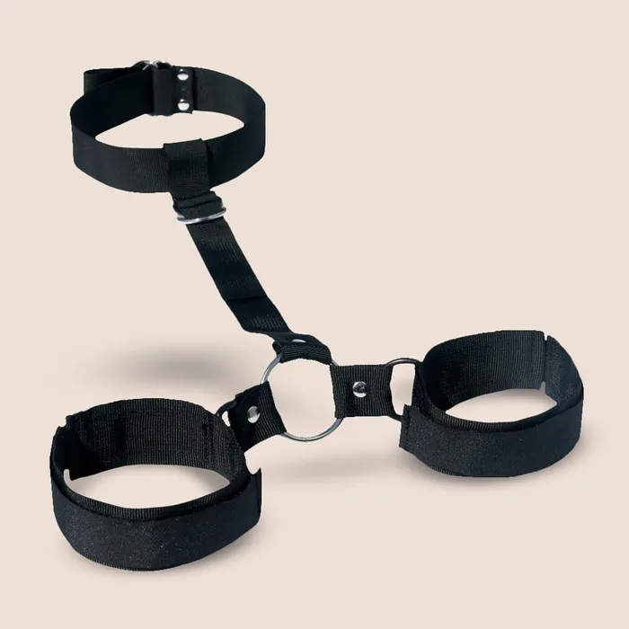 Couples Sportsheets International Inc Sex Mischief Shadow Neck Wrist Restraint adjustable hook loop closure Couples Sportsheets International Inc Sex Mischief Shadow Neck Wrist Restraint adjustable hook loop closure