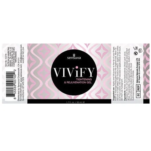 Enhancers Sensuva Sensuva Vivify Tightening and Rejuvenation Arousal Gel Enhancers Sensuva Sensuva Vivify Tightening and Rejuvenation Arousal Gel