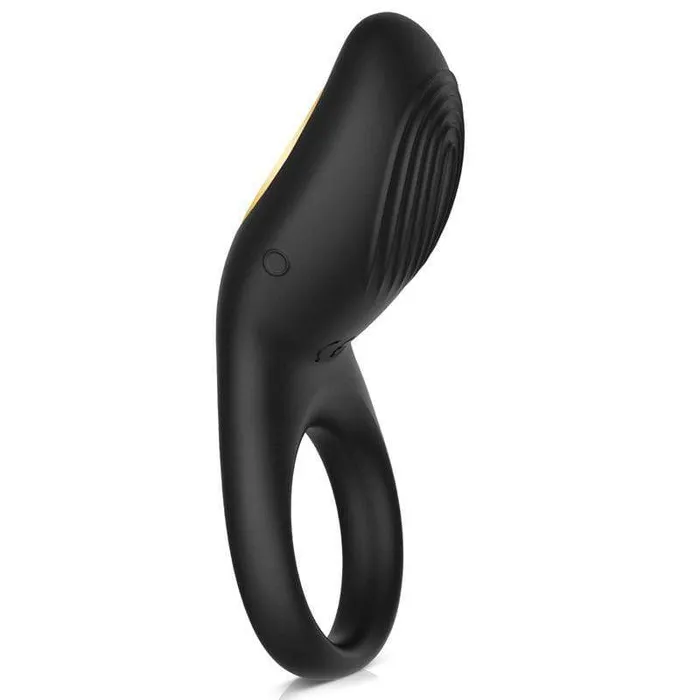 Erocome Male Sex Toys Erocome Sagitta Rechargeable Silicone Cock Ring Black