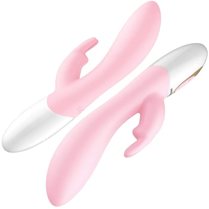 Erocome Vibrators Erocome Hydra Heat Rotating Rabbit VibratorPink