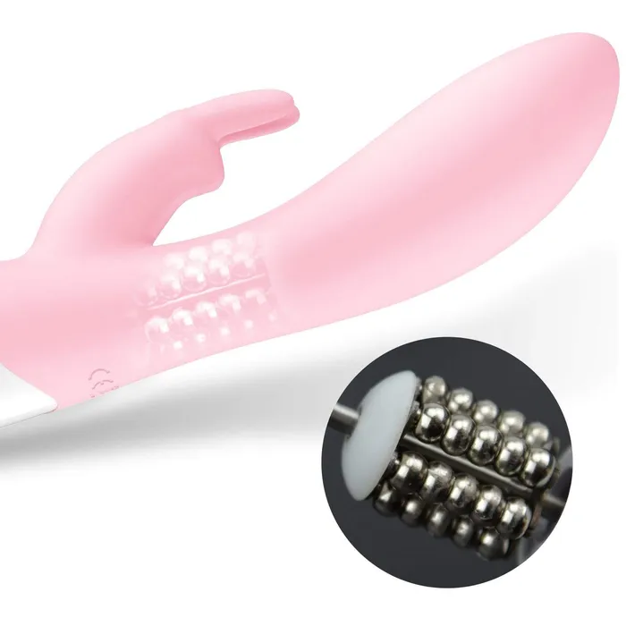 Erocome Vibrators Erocome Hydra Heat Rotating Rabbit VibratorPink
