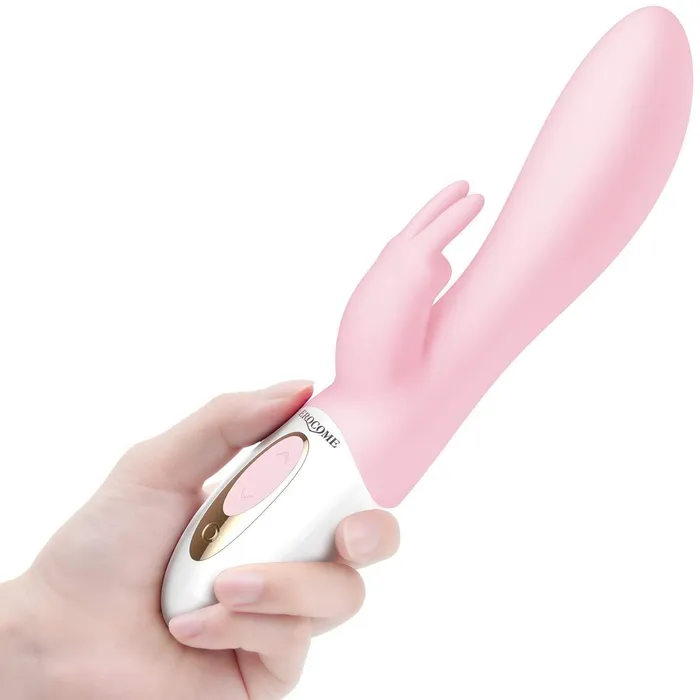 Erocome Vibrators Erocome Hydra Heat Rotating Rabbit VibratorPink