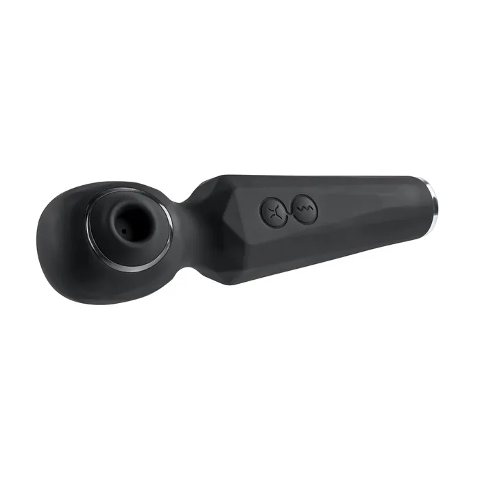 Evolved Anal Evolved Rainbow Sucker Clit Massager Black