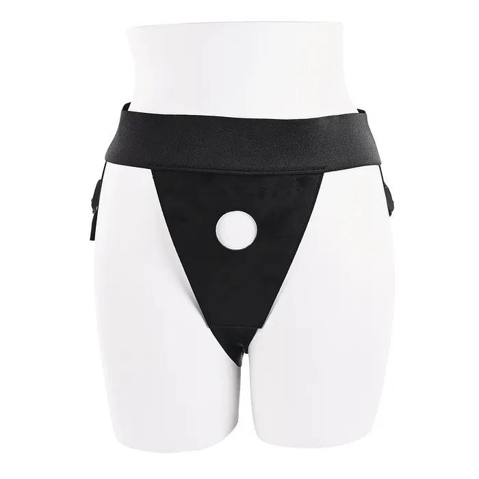 Evolved Female Sex Toys Evolved Gender X Sweet Embrace Remote Vibrating Strap On Beige