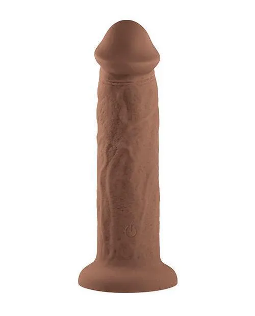 Evolved Novelties INC Dildos Evolved 7 Girthy Vibrating Dong Dark