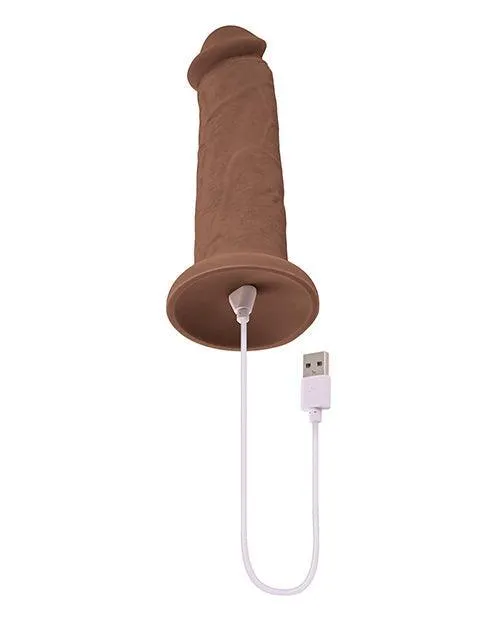 Evolved Novelties INC Dildos Evolved 7 Girthy Vibrating Dong Dark