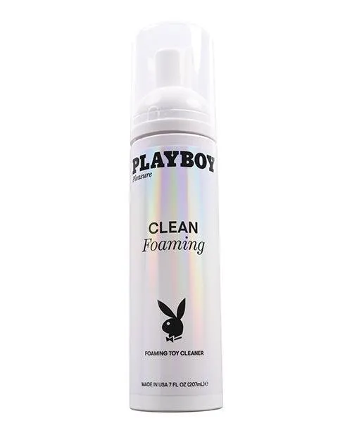 Evolved Novelties INC Vibrators Playboy Pleasure Clean Foaming Toy Cleaner 7 Oz Evolved Novelties INC Vibrators Playboy Pleasure Clean Foaming Toy Cleaner 7 Oz