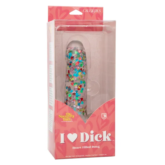 Female Sex Toys California Exotics California Exotics Naughty Bits I Love Dick Heart filled Dong Realistic Dildo with Balls 8 Clear Female Sex Toys California Exotics California Exotics Naughty Bits I Love Dick Heart filled Dong Realistic Dildo with Balls 8 Clear