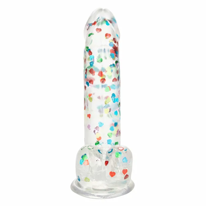 Female Sex Toys California Exotics California Exotics Naughty Bits I Love Dick Heart filled Dong Realistic Dildo with Balls 8 Clear Female Sex Toys California Exotics California Exotics Naughty Bits I Love Dick Heart filled Dong Realistic Dildo with Balls 8 Clear