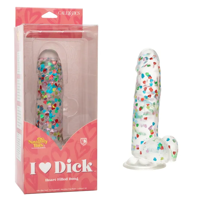 Female Sex Toys California Exotics California Exotics Naughty Bits I Love Dick Heart filled Dong Realistic Dildo with Balls 8 Clear Female Sex Toys California Exotics California Exotics Naughty Bits I Love Dick Heart filled Dong Realistic Dildo with Balls 8 Clear