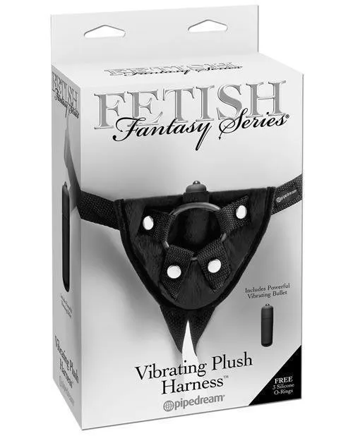Female Sex Toys Fetish Fantasy Series Vibrating Plush Harness Black Pipedream Products Female Sex Toys Fetish Fantasy Series Vibrating Plush Harness Black Pipedream Products