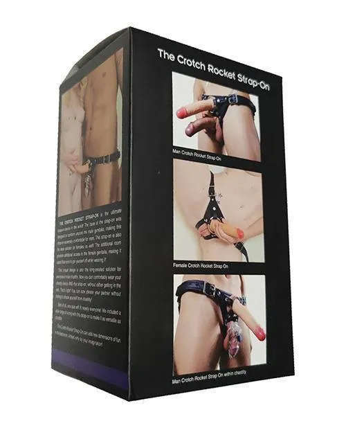 Female Sex Toys Ll Creations LLC Locked In Lust Crotch Rocket Strapon Black