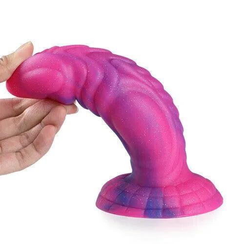 Female Sex Toys Monster Design Starry Huge Dildo Plus Size Liquid Silicone Dildos with Suction Cup propinkup