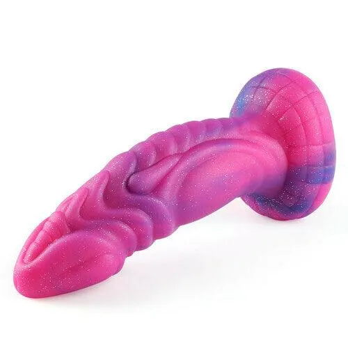 Female Sex Toys Monster Design Starry Huge Dildo Plus Size Liquid Silicone Dildos with Suction Cup propinkup