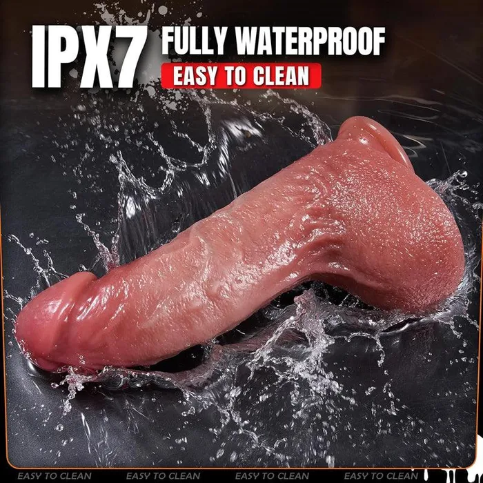 Female Sex Toys propinkup Plus Size Thick Dildo with 3 Thrusting 9 Vibration Modes Realistic Dildos GSpot Vibrator with Remote Control Sex Toys
