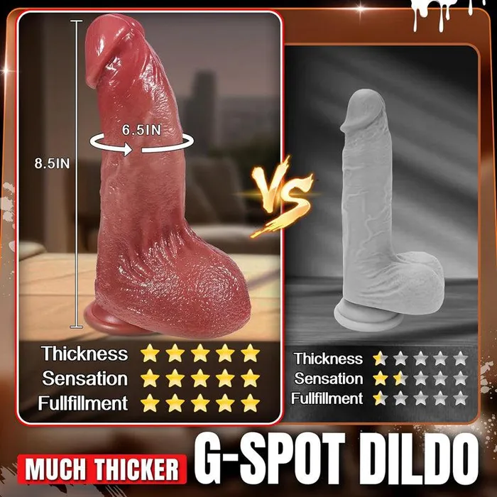 Female Sex Toys propinkup Plus Size Thick Dildo with 3 Thrusting 9 Vibration Modes Realistic Dildos GSpot Vibrator with Remote Control Sex Toys