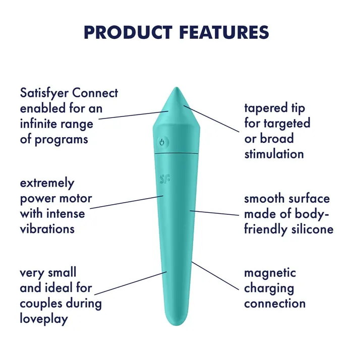 Female Sex Toys Satisfyer Satisfyer Ultra Power Bullet 8 Vibrator with Bluetooth and App Female Sex Toys Satisfyer Satisfyer Ultra Power Bullet 8 Vibrator with Bluetooth and App