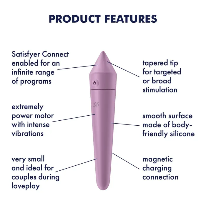 Female Sex Toys Satisfyer Satisfyer Ultra Power Bullet 8 Vibrator with Bluetooth and App Female Sex Toys Satisfyer Satisfyer Ultra Power Bullet 8 Vibrator with Bluetooth and App