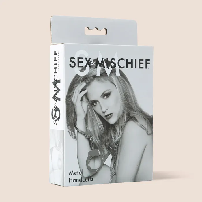 Female Sex Toys Sportsheets Classic Metal Handcuffs standardstyle with keys Sportsheets International Inc